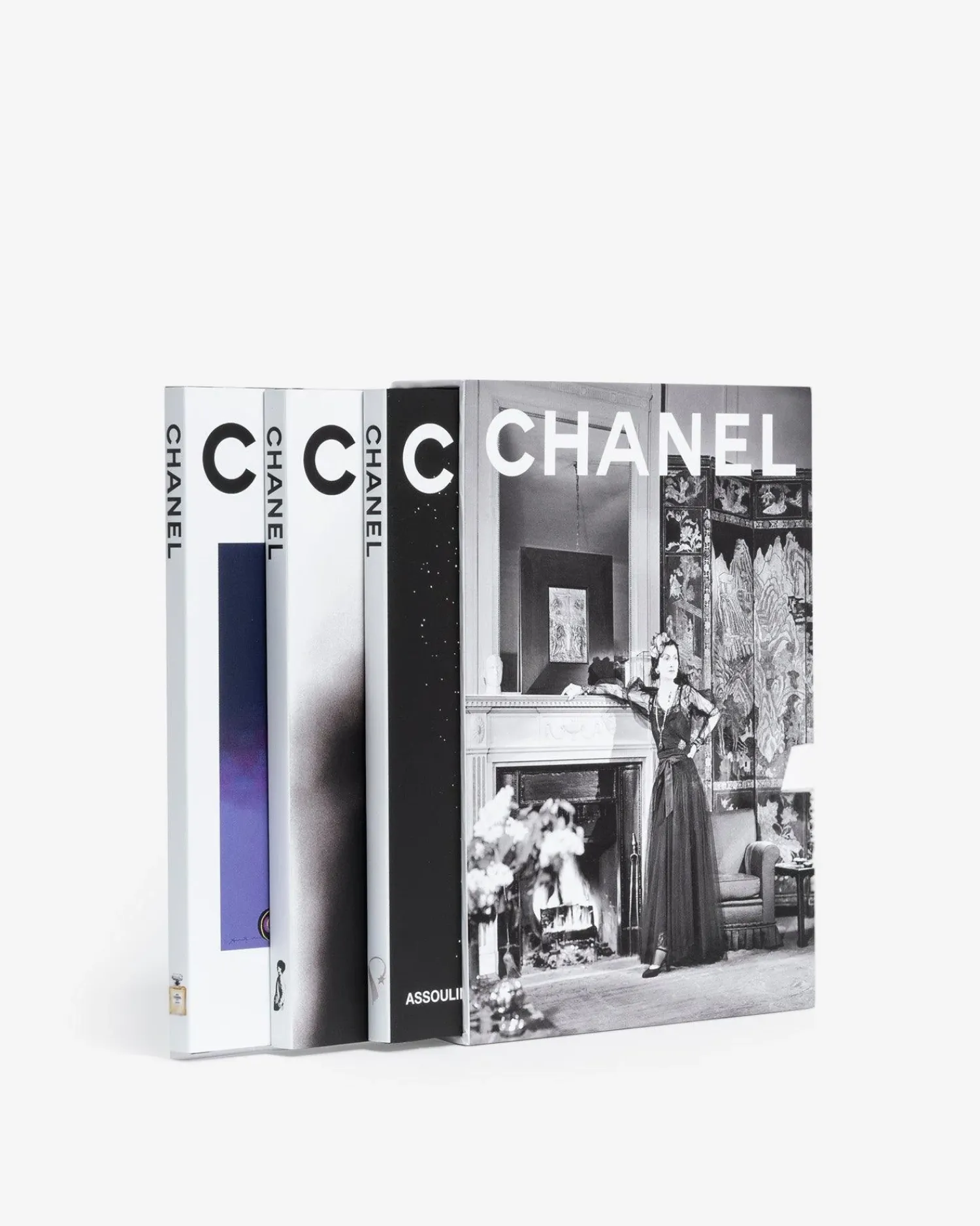 Assouline Iconische Merken^Chanel Slipcase Met 3 Boeken (Nieuwe Editie)